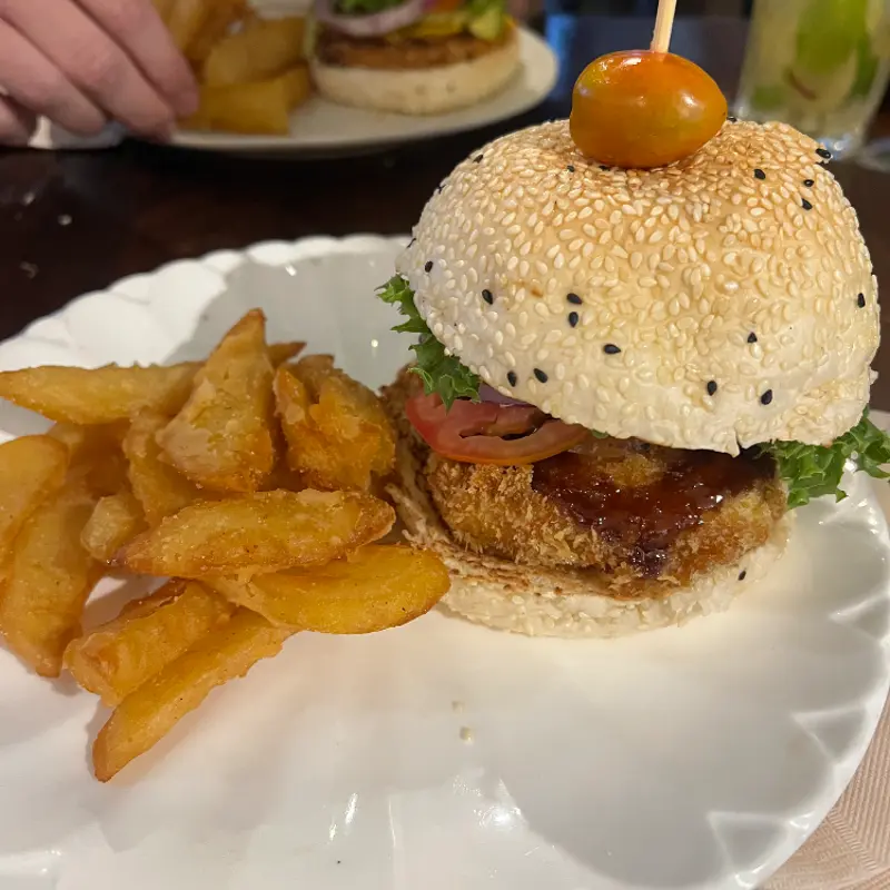 Fried Tofu Burger