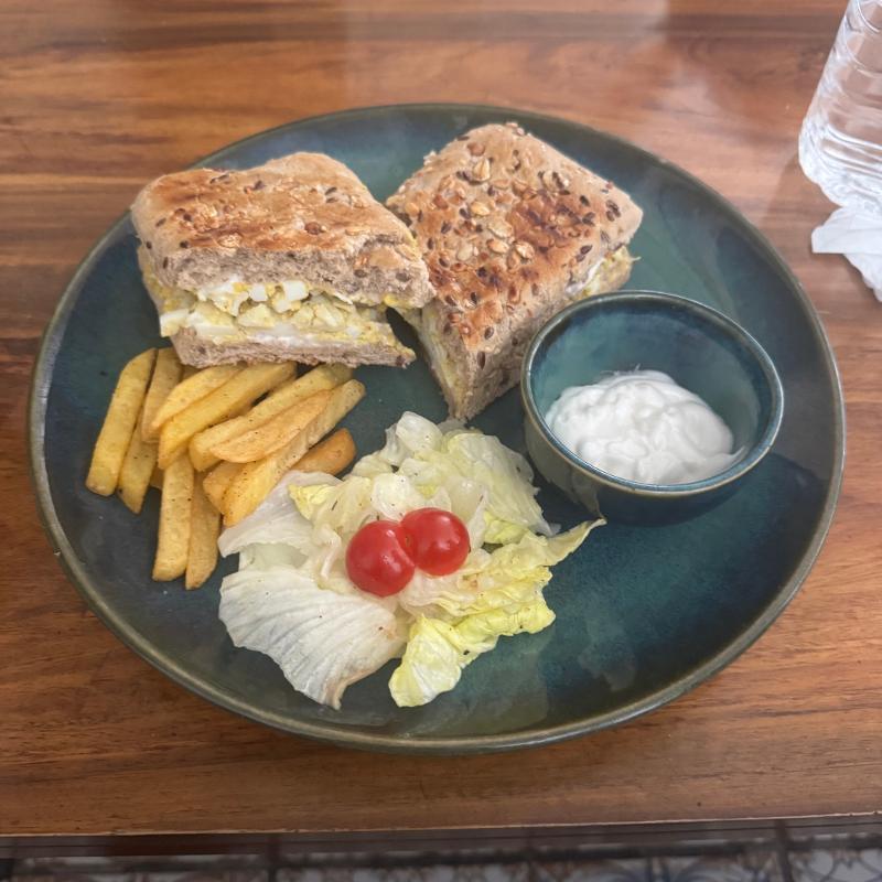 Boiled Egg Sandwich