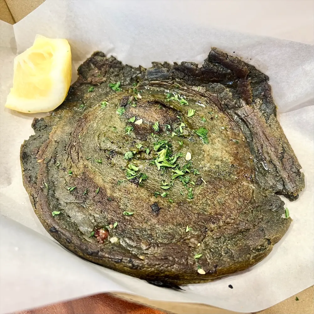 Grilled Paua Fritter