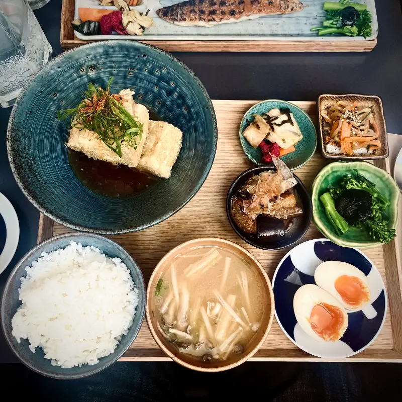 Agedashi Tofu Teishoku