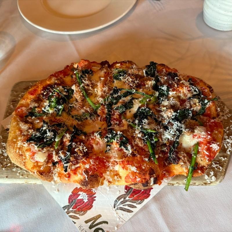 Sausage And Rapini Pizza