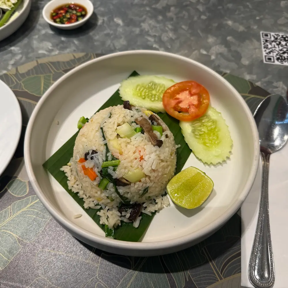 Fried Rice And Vegetables